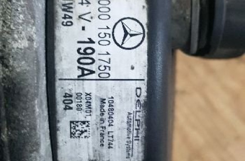 MERCEDES C KLASA W203 E KLASA W210 2.2 CDI ALTERNATOR 190A A0001501750
