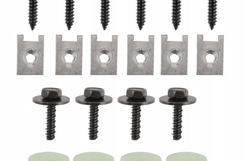 Zestaw spinki osłony pod zderzak Ford Mondeo Kuga