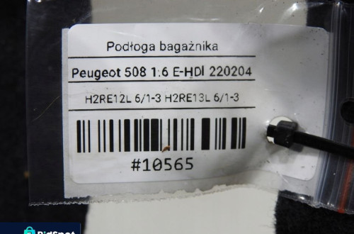PODŁOGA WYKŁADZINA BAGAŻNIKA PEUGEOT 508