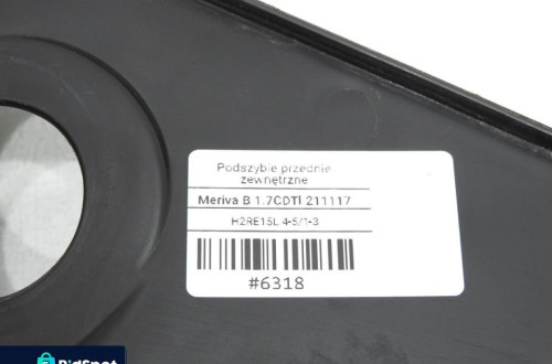 PODSZYBIE ZEWNĘTRZNE OPEL MERIVA B 13271771