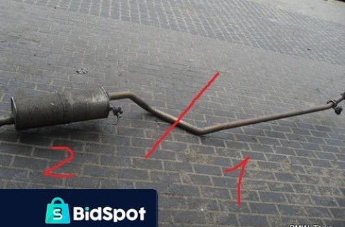 TŁUMIK WYDECH KOŃCOWY 1.6HDI 307 F-VAT