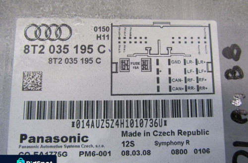 audi a4 b8 2.0 tdi radio cd