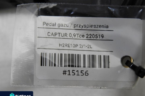 PEDAŁ GAZU POTENCJOMETR RENAULT CAPTUR I 0.9 TCE