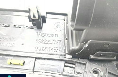 RAMKA DEKOR WYŚWIETLACZA NAWIGACJI CITROEN C5 III 9682297777