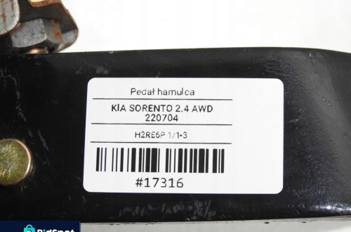 PEDAŁ HAMULCA KIA SORENTO I 2.4