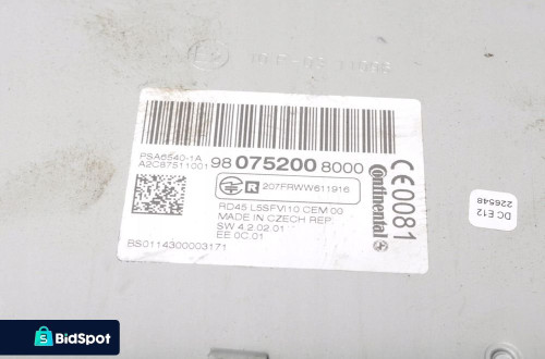 CITROEN C4 II RADIO 980752008000