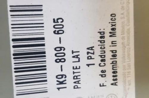 SŁUPEK PRÓG POSZYCIE BOK VW JETTA GOLF 1K9809605