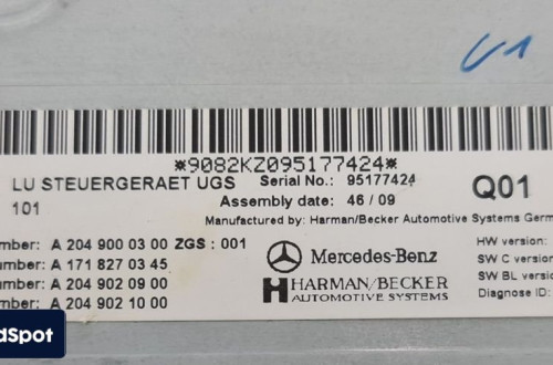 MODUŁ STEROWNIK GSM MERCEDES W212 A2049000300