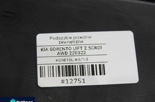 PODSZYBIE KIA SORENTO I LIFT