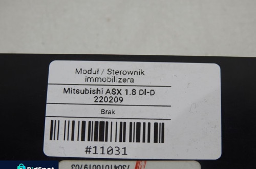 MODUŁ STEROWNIK IMMOBILIZERA MITSUBISHI ASX