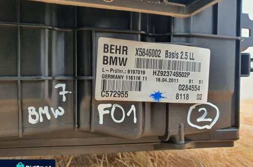 BMW F01 NAGRZEWNICA OGRZEWANIA KOMPLETNA europa