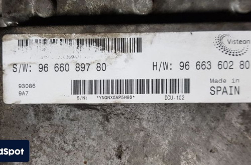 FORD MONDEO MK IV CZUJNIK UDERZENIA BOCZNEGO 3M5T-14B342-AB