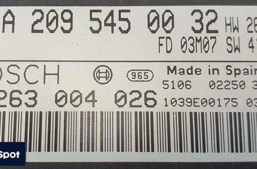 MODUŁ STEROWNIK PDC MERCEDES W209 A2095450032