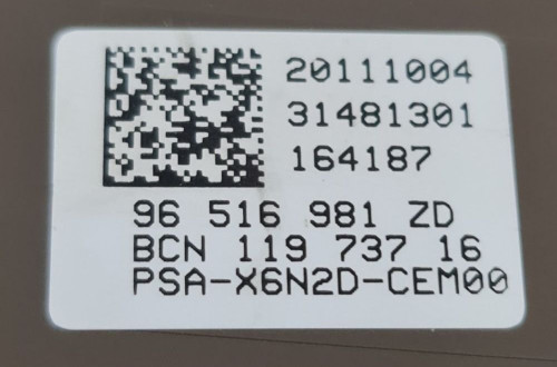 RAMKA OSŁONA KLAMKI DRZWI PRAWY PRZÓD CITROEN C6 I