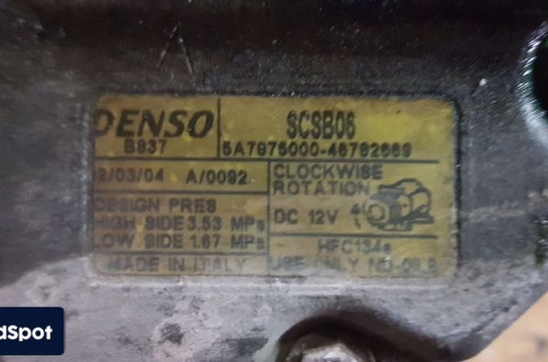 FIAT PUNTO II 1.2 SPRĘZARKA KLIMATYZACJI SCSB06