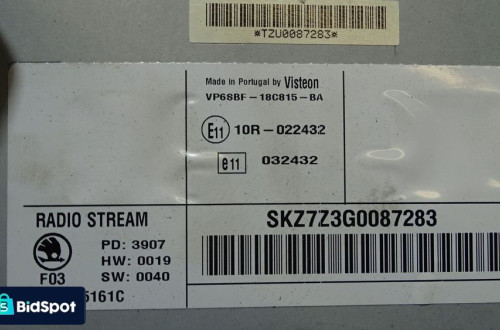 RADIO SKODA OCTAVIA II 1.9 TDI 1Z0035161C