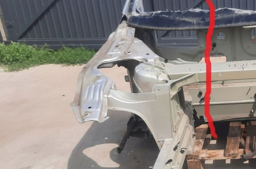 TESLA MODEL S ĆWIARTKA PODŁUŻNICA PRAWY PRZÓD