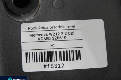 PODŁUŻNICA LEWY PRZÓD 040 MERCEDES W212
