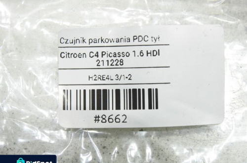 CZUJNIK PARKOWANIA PDC TYŁ CITROEN C4 PICASSO I