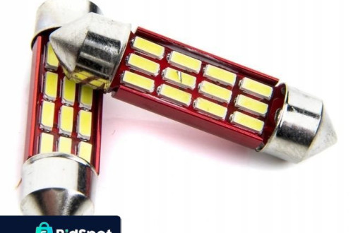 Żarówki Led 12 Smd Canbus rurka C5W C10W Einparts