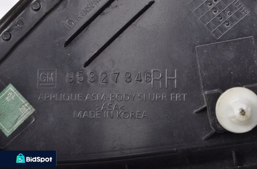 OPEL MOKKA TRÓJKĄT OSŁONA BŁOTNIKA PRAWY 95327346