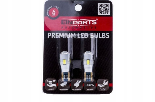 Żarówka Led Smd 6smd Soczewka W5W T10 Einparts kpl