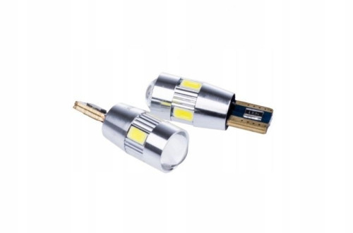 Żarówka Led Smd 6smd Soczewka W5W T10 Einparts kpl