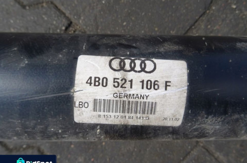 WAŁ NAPĘDOWY AUDI A6 C5 2.5 TDI 180KM 4B0521106F