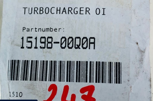 JUKE QASHQAI PRZEWÓD RURKA TURBOSPRĘŻARKI
