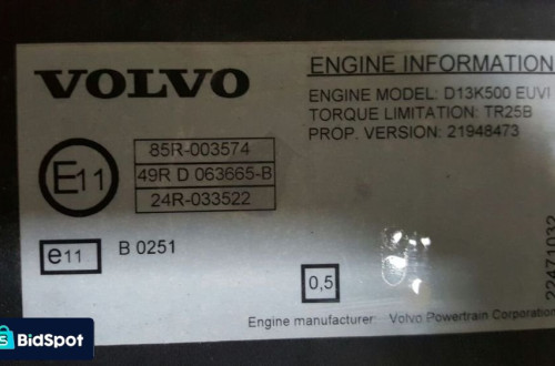 POMPA WSPOMAGANIA VOLVO FH 4 EURO 6 D13K 500 EUVI