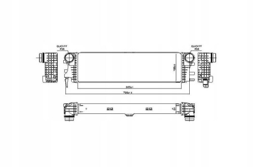 MERCEDES BENZ VITO W447 2014 - INTERCOOLER 4