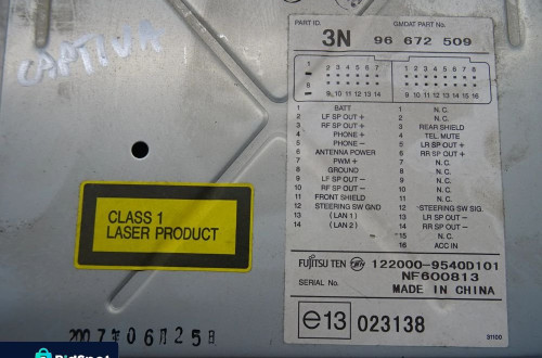 CHEVROLET CAPTIVA 06-10 2.0D Z20S1 RADIO RADIOODTWARZACZ CD