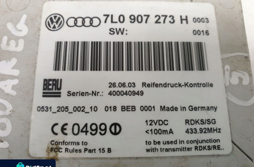 VW Touareg MODUŁ CIŚNIENIA sterownik SENSOR