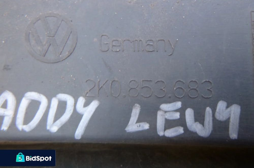 vw caddy iii 3 kratka halogena zderzaka przod lewa 2k0853683