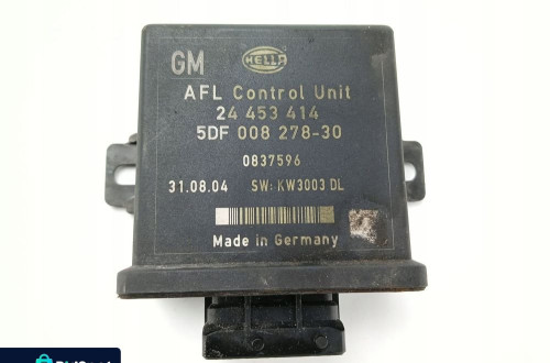 MODUŁ STEROWNIK SKRĘTU AFL OPEL VECTRA C SIGNUM 24453414