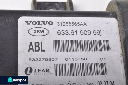 VOLVO S80 II V70 MODUŁ STEROWNIK ŚWIATEŁ 31288565
