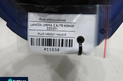 RURA WLEW PALIWA KOREK LANCIA LYBRA 2.4 JTD