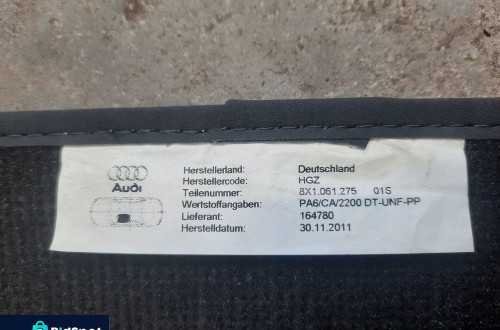 DYWANIKI WELUROWE AUDI A1 8X