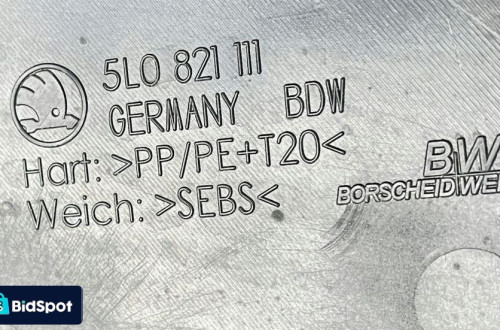 : SKODA YETI WYGŁUSZENIE BŁOTNIKA LEWE 5L0821111