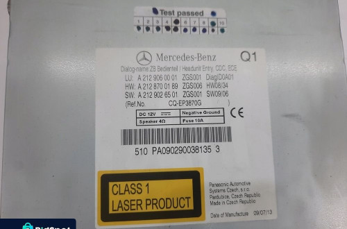 MERCEDES E W212 RADIO NAWIGACJA
