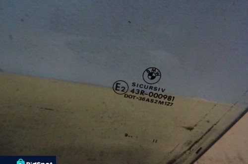 SZYBA BOCZNA DRZWI LEWY PRZÓD BMW E46 KOMBI NR1162