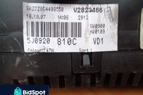 SKODA FABIA II ZEGARY EU