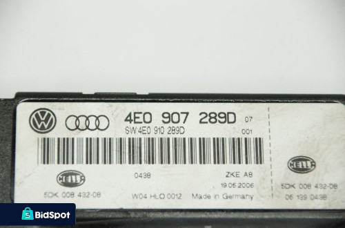 MODUŁ AUDI A8 D3 LIFT 4E0910289D KOMFORTU