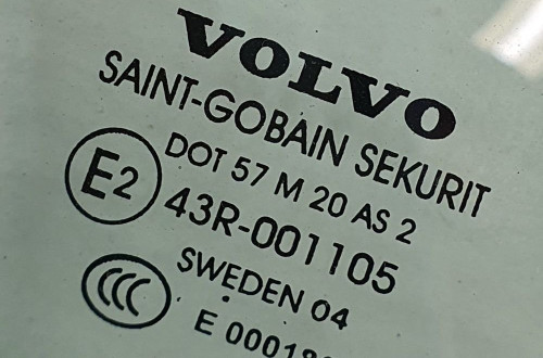 SZYBA KAROSERYJNA LEWY TYŁ VOLVO S80 I
