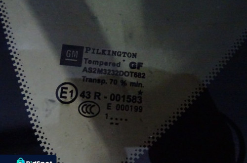 SZYBA KAROSERYJNA LEWY TYŁ OPEL ASTRA IV J HB 5D 09-12 NR386