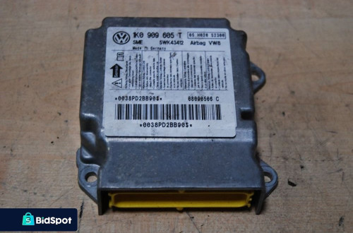 MODUŁ SENSOR AIR BAG PODUSZEK 1K0909605T VW SKODA AUDI SEAT