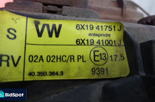 LAMPA LEWA PRZEDNIA VOLKSWAGEN LUPO 6X1941751J