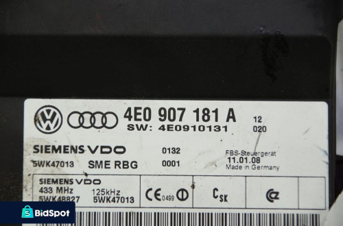 MODUŁ AUDI A8 D3 II LIFT 4E0907181A