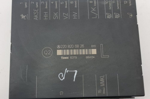MODUŁ FOTELA LEWY PRZÓD MERCEDES W220 2208206826