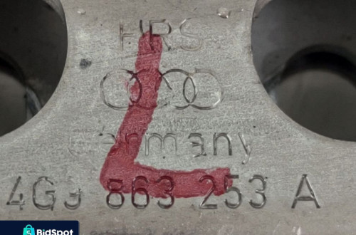 { UCHWYT SZYN BAGAŻNIKA AUDI A6 C7 LEWY 4G9863253A